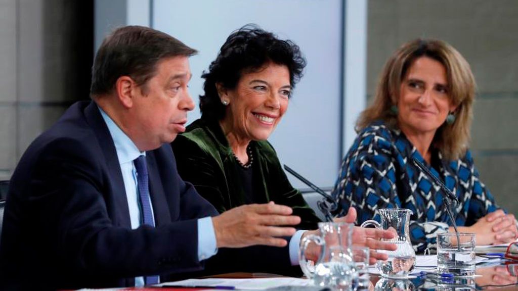 Imagen de la rueda de prensa tras el Consejo de Ministros Imagen de la rueda de prensa tras el Consejo de Ministros