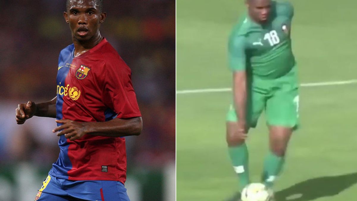 El cambio físico de Eto'o con ocho kilos más sólo dos meses después de su retirada: "Aún tenemos adrenalina" El cambio físico de Eto'o con ocho kilos más sólo dos meses después de su retirada: "Aún tenemos adrenalina"