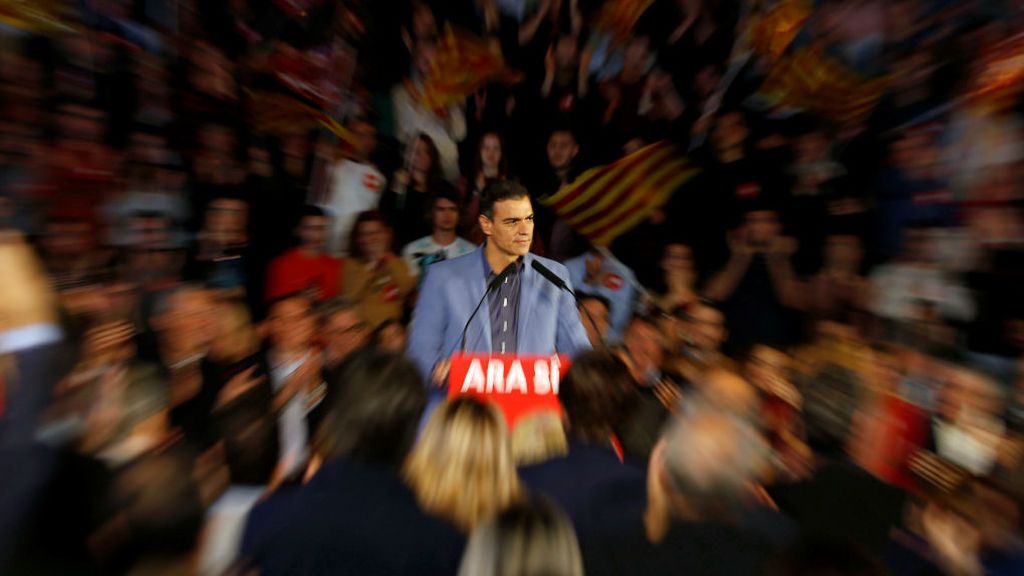 Sánchez cierra campaña en Barcelona