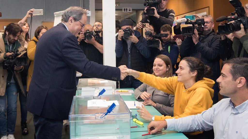 Quim Torra acude a votar