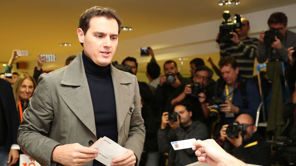 Albert Rivera acude a votar