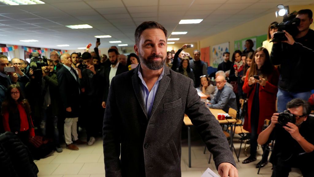 Vota Santiago Abascal, candidato de Vox