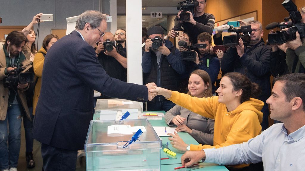 Quim Torra acude a votar