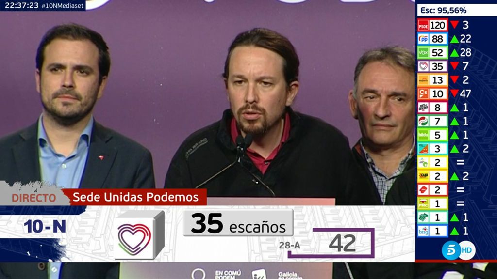 Iglesias: "Volvemos a tender la mano al PSOE"