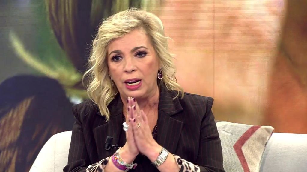 Carmen Borrego reacciona a las críticas de sus compañeros en 'Sálvame': "Ninguno de ellos me conoce"