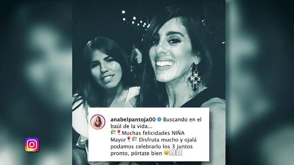 La felicitación de Anabel Pantoja a su prima Isa en redes sociales