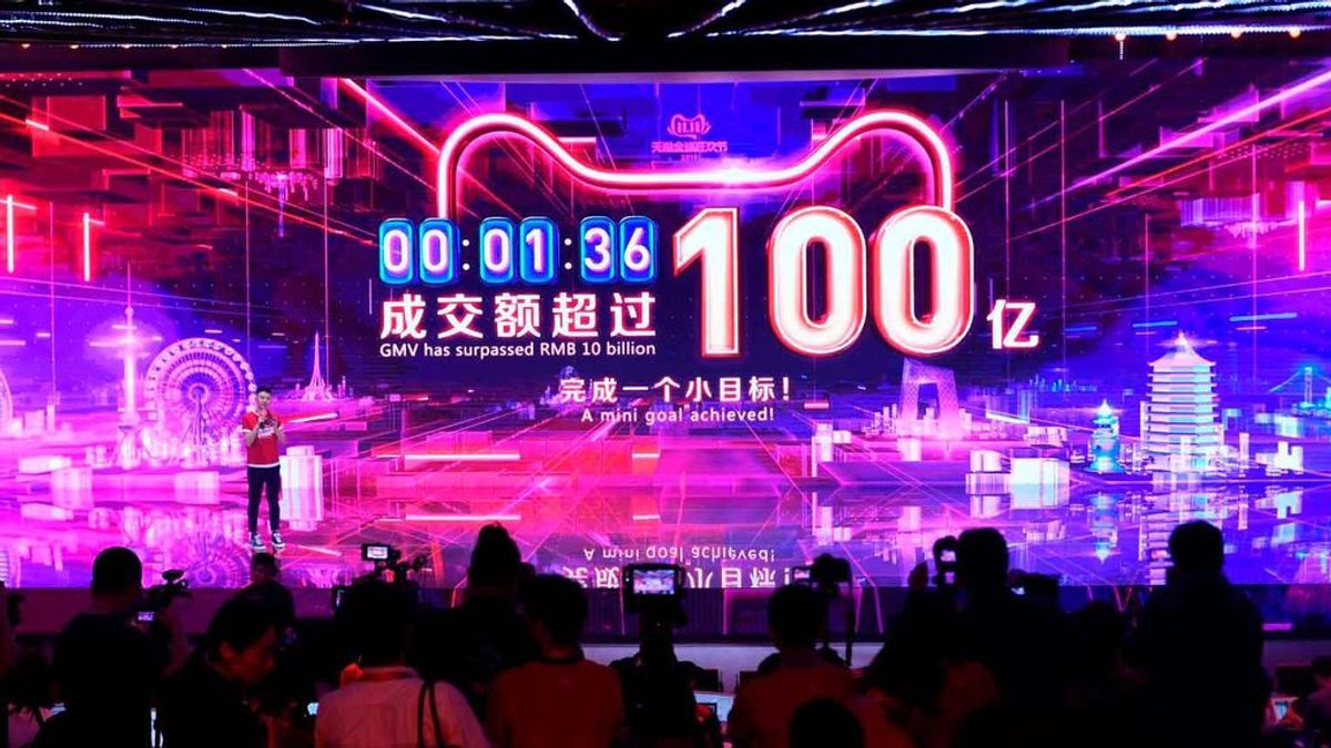 Alibaba factura en China un 19% más que el año pasado en el 'Día del Soltero' Alibaba factura en China un 19% más que el año pasado en el 'Día del Soltero'