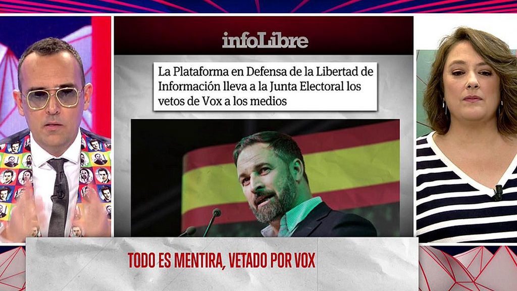 Vox podría enfrentarse a una querella por parte de la Junta Electoral por vetar a medios de comunicación