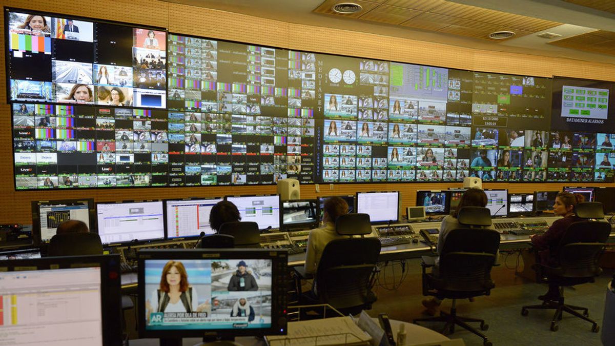 Control Central de Mediaset España. Control Central de Mediaset España.