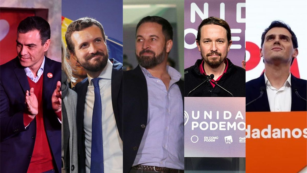 Elecciones generales 10-N: los líderes agradecen a los españoles de "corazón" confiar en sus propuestas
