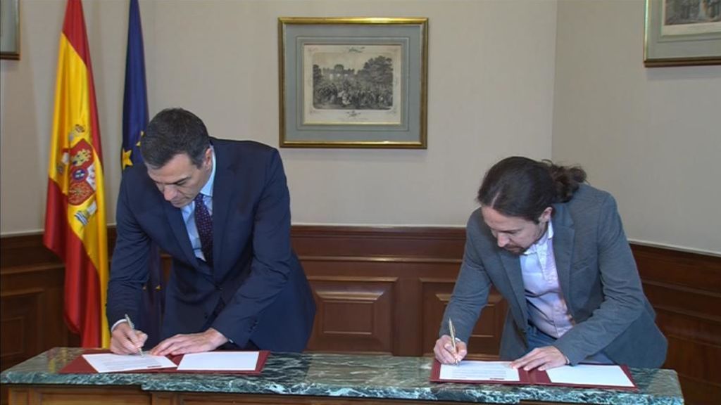 Sánchez e Iglesias alcanzan un preacuerdo Sánchez e Iglesias alcanzan un preacuerdo