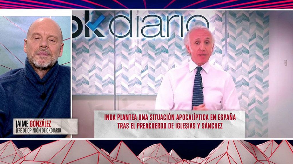 Jaime González, sobre el filtro OK Diario: “Inda ha dicho de Iglesias lo mismo que el Presidente hace un mes”