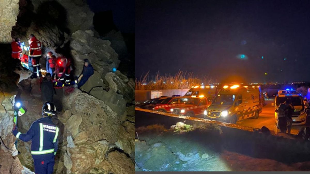 Un joven de 25 años en estado crítico al caer por un acantilado en Ibiza