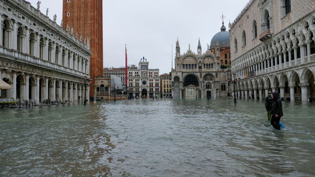 Venecia se inunda por el ‘acqua alta’: por qué esta marea es la más fuerte desde hace 53 años