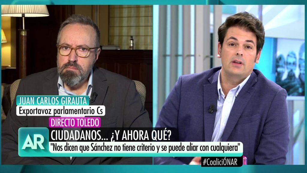 El enfrentamiento entre Girauta y el periodista José María Olmo: "Ya he dimitido, ¿quiere que me flagele?"