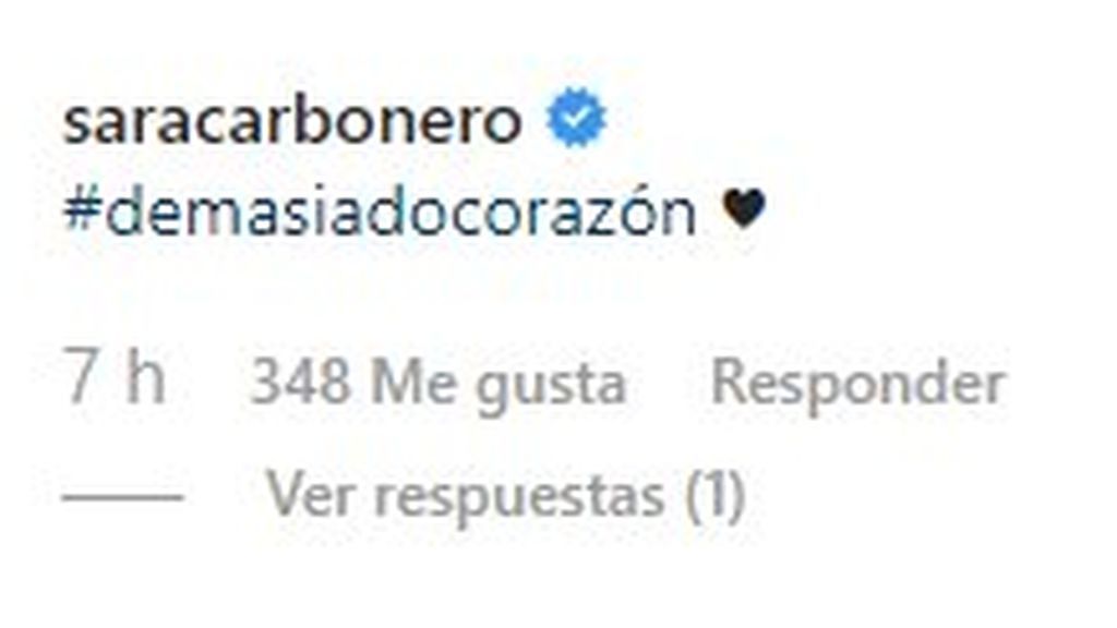Mensaje de Sara Carbonero a Casillas