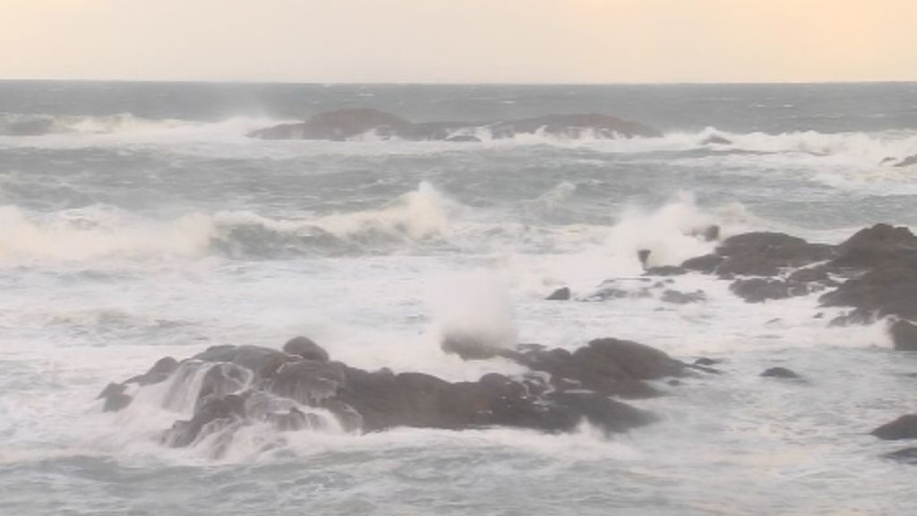 Viento y olas en Galicia