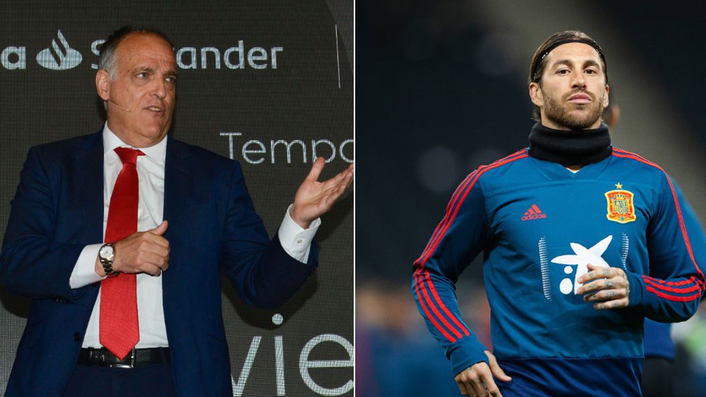 Javier Tebas responde a Sergio Ramos: "No vamos a cambiar el horario del Valencia-Real Madrid"