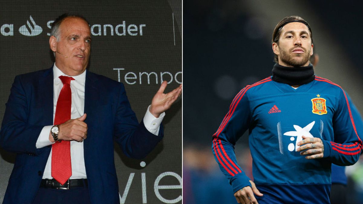 Javier Tebas responde a Sergio Ramos: "No vamos a cambiar el horario del Valencia-Real Madrid"