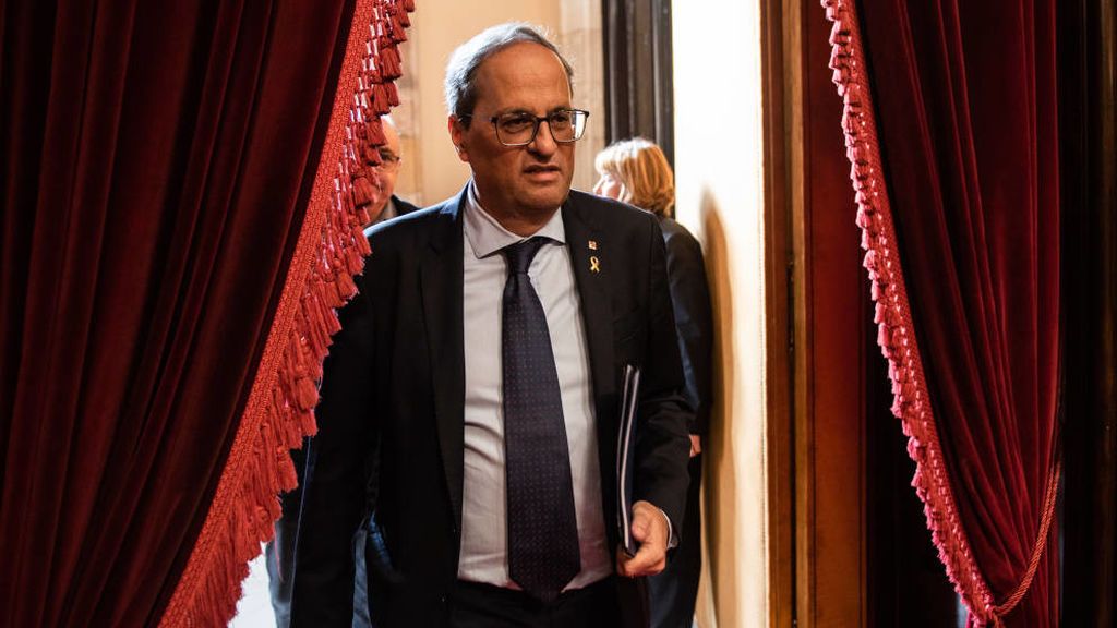 Empieza el juicio a Torra por no retirar los lazos amarillos de la Generalitat Empieza el juicio a Torra por no retirar los lazos amarillos de la Generalitat