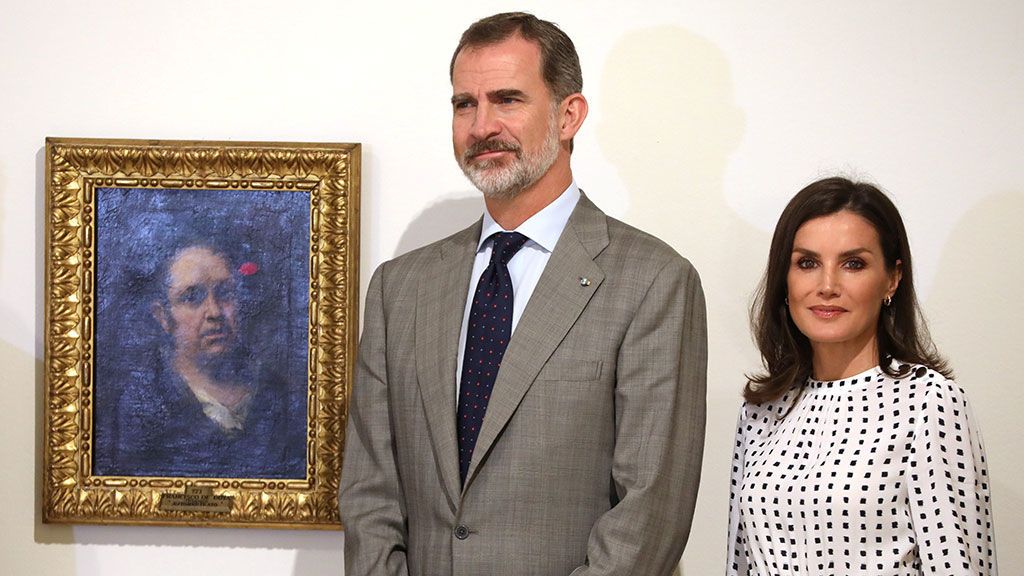 Los reyes en el Museo de Bellas Artes de La Habana