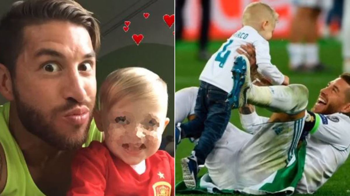 Sergio Ramos felicita el cumpleaños a su hijo Marco con una canción de Alejandro Sanz: "Muchos más Rubio mio"