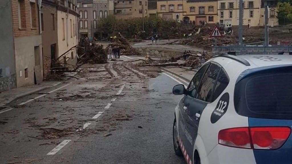 Los Mossos encuentran restos humanos en Montblanc tres semanas después del temporal Los Mossos encuentran restos humanos en Montblanc tres semanas después del temporal