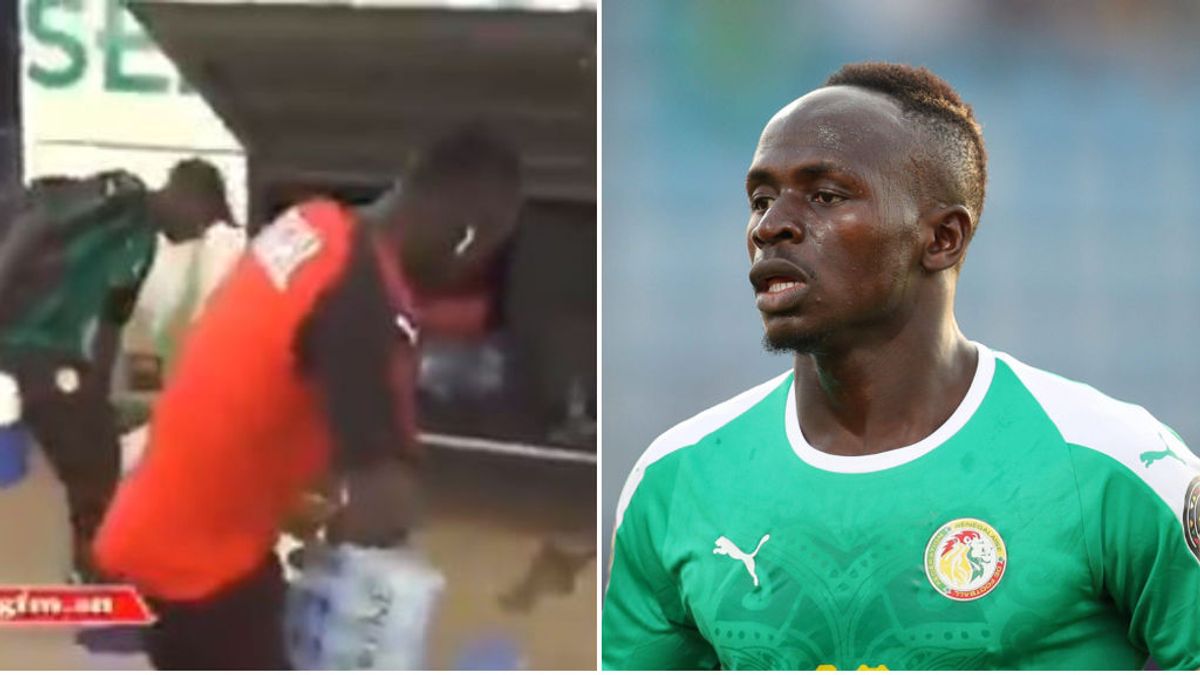 Sadio Mané demuestra su gran humildad ayudando a utillero de Senegal al llevar el agua hasta el estadio