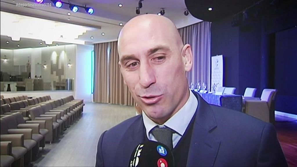 Luis Rubiales, a Deportes Cuatro: "Estamos muy contentos con el trabajo de Robert Moreno"