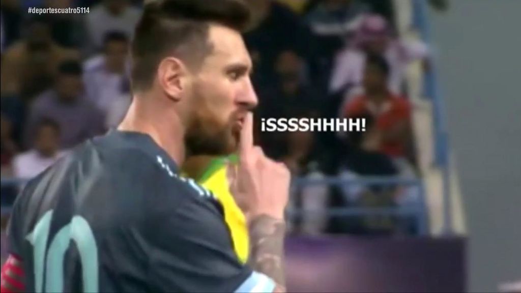 Messi manda callar a Tite y Thiago Silva le contesta: "Busca controlar el juego"