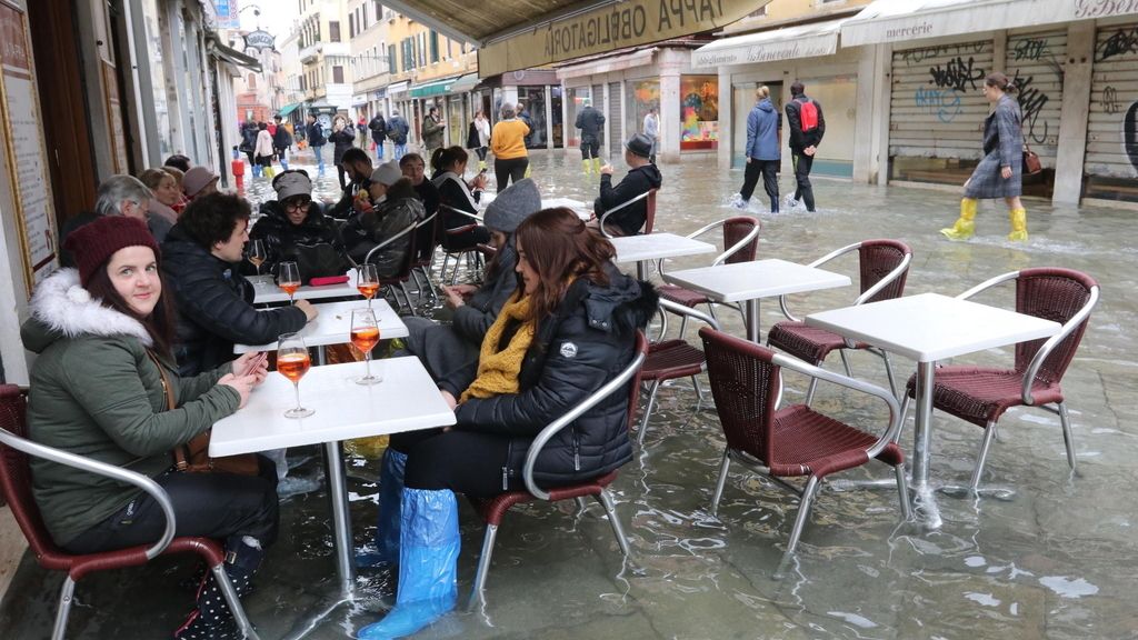 Las fuertes lluvias inundan por completo Venecia, en imágenes Las fuertes lluvias inundan por completo Venecia, en imágenes