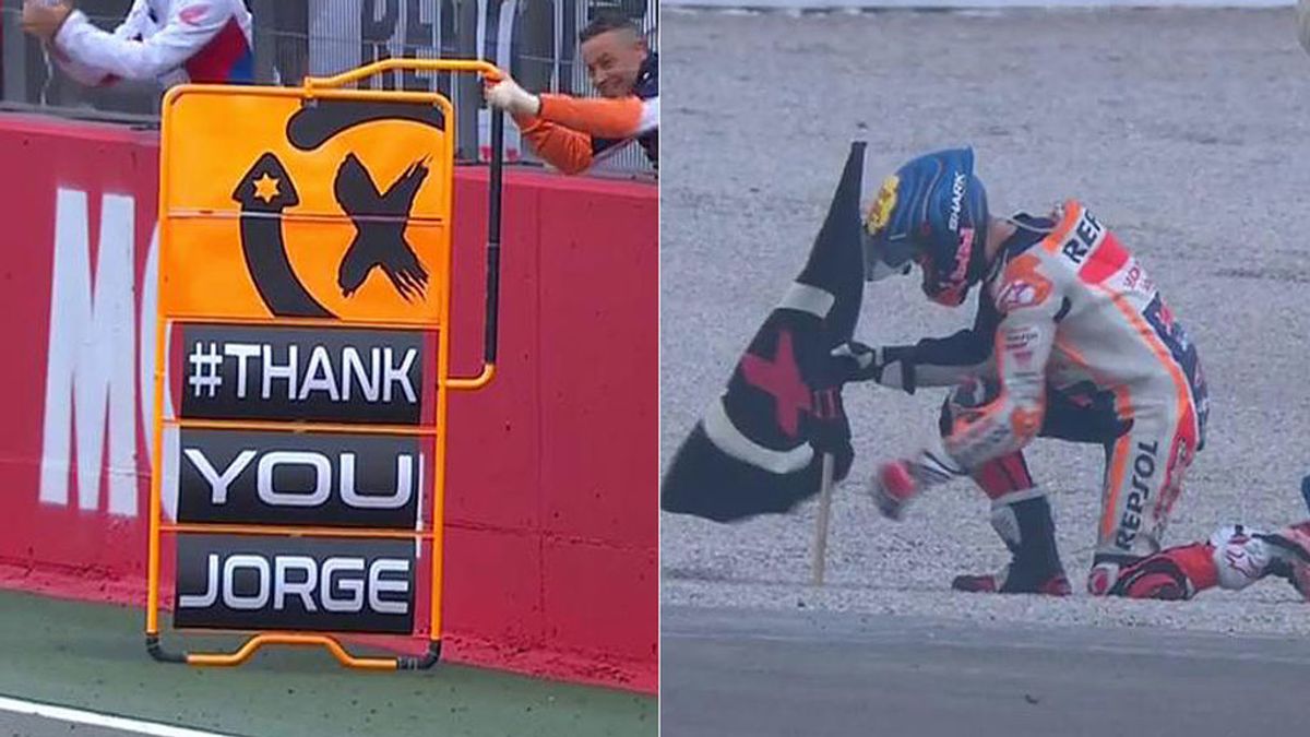 La última carrera de Jorge Lorenzo: del paso por línea de meta, a la emoción con sus espartanos