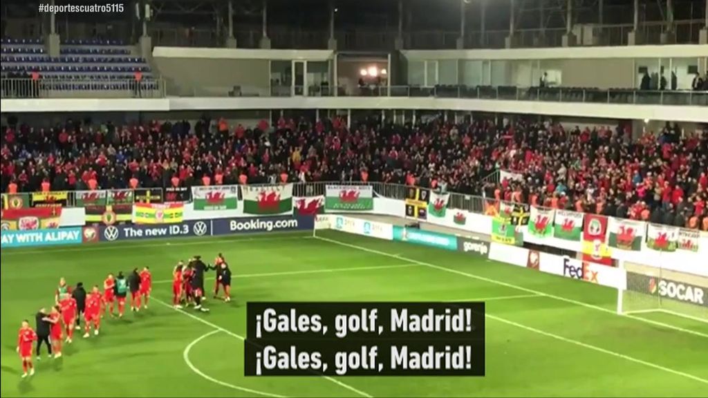 "Gales, golf, Madrid", la afición galesa se ríe de su falta de interés con el Real Madrid