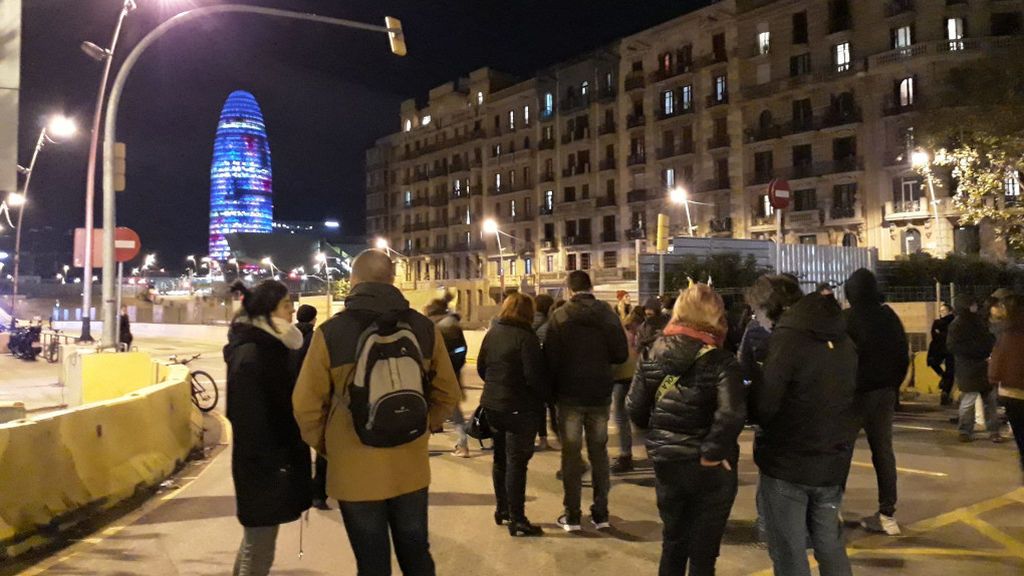 Los CDR vuelven a bloquear el tráfico en Barcelona Los CDR vuelven a bloquear el tráfico en Barcelona