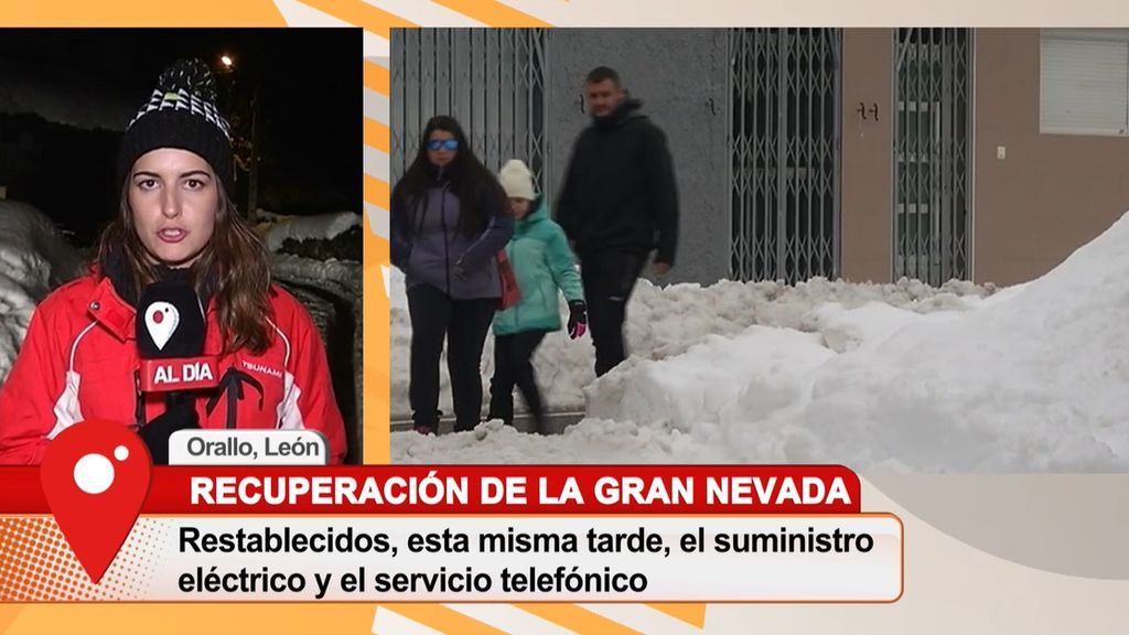 Recuperación de la gran nevada: se restablece el tendido eléctrico y el servicio telefónico en los pueblos aislados