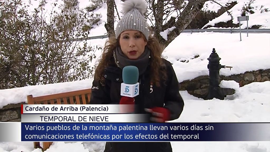Castilla y Leon, Soria, Burgos y Palencia se están viendo afectadas por las nevadas