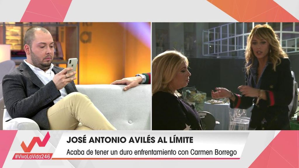 El enfrentamiento entre José Antonio y Carmen