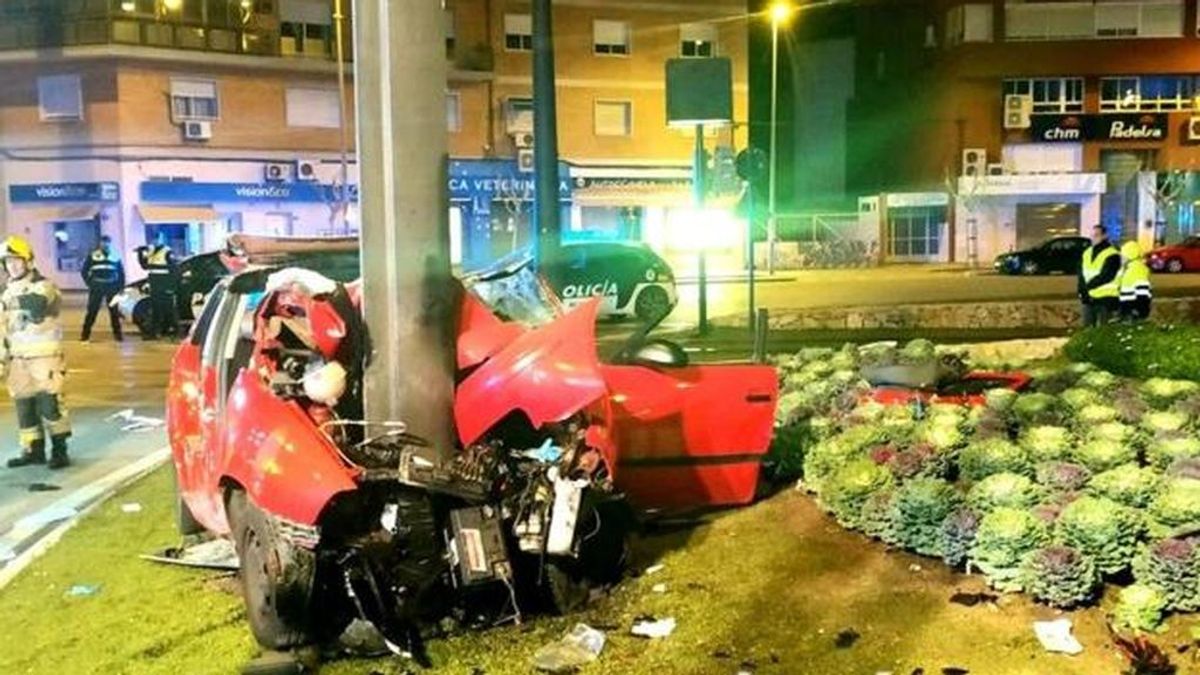 Luto en Murcia por el brutal accidente de cinco jóvenes de entre 19 y 21 años