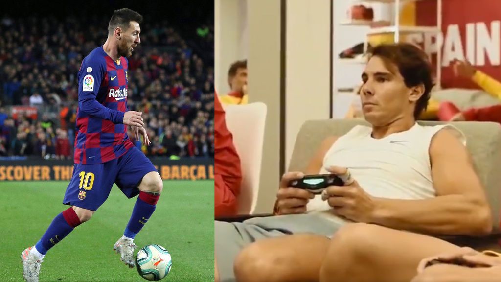 Rafa Nadal y Leo Messi, unidos por el FIFA: "Estoy con 