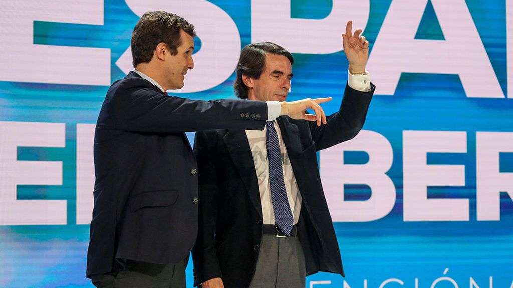 El PP de Casado desautoriza a Aznar y su propuesta de 'gran coalición' sin Sánchez El PP de Casado desautoriza a Aznar y su propuesta de 'gran coalición' sin Sánchez