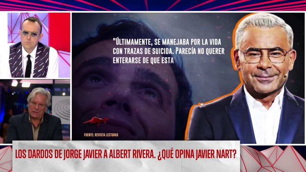 Jorge Javier, sobre Albert Rivera: "Si yo fuera él, me largaría a un país de sol permanente y me dedicaría a bailar bachata"