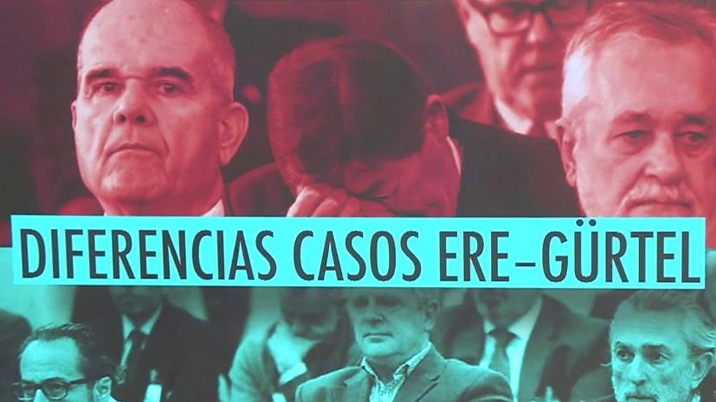 Las diferencias entre los EREs y la trama Gürtel