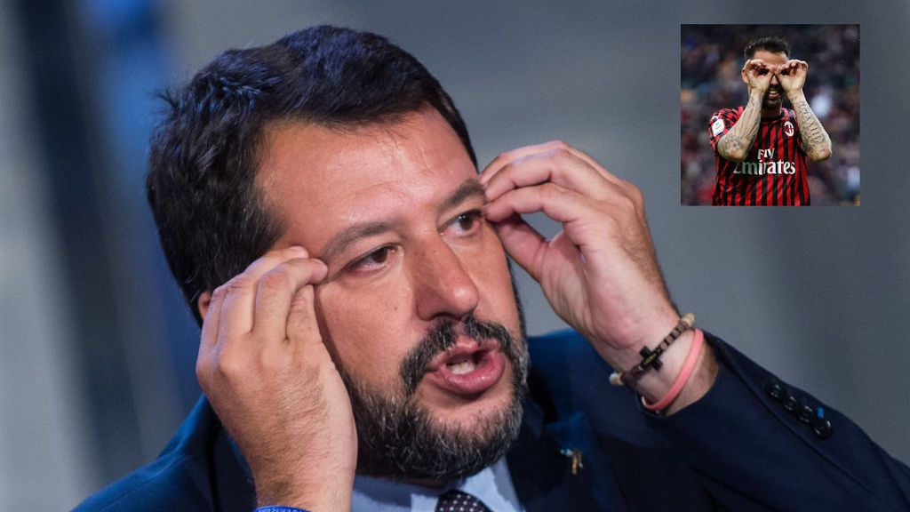 Matteo Salvini y Suso Matteo Salvini y Suso