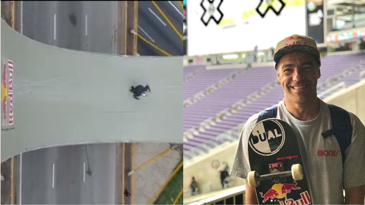 Un skater profesional se juega la vida con su último reto en un puente a 45 metros de altura Un skater profesional se juega la vida con su último reto en un puente a 45 metros de altura