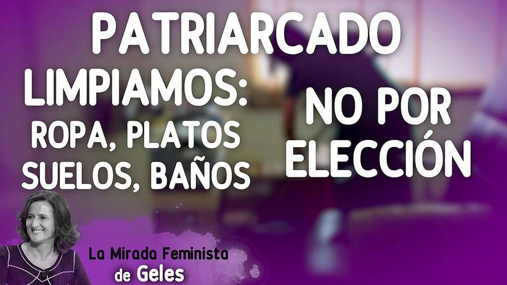 Geles Hornedo, en la sección 'Con M de Mujer': "Según una encuesta del CIS, tan solo 2 de cada 10 hombres realizan las tareas domésticas"