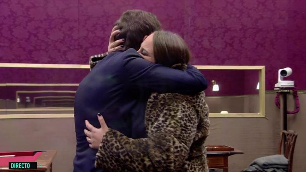 El encuentro de Antonio David y su hija