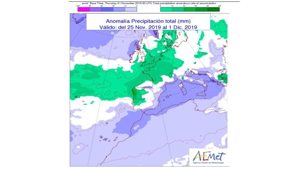 anomalia lluvias prox semana