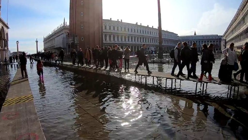 Las inundaciones amenazan con la existencia de Venecia