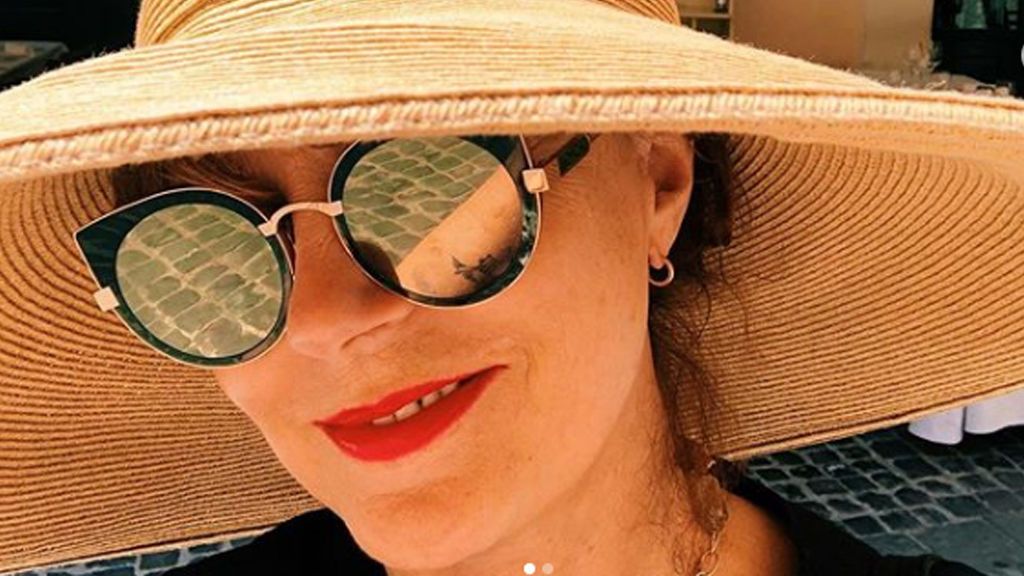 Susan Sarandon, desfigurada tras sufrir una caída