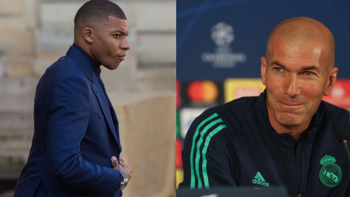 Zidane confiesa su amor por Mbappé: "Yo ya estoy enamorado de él desde hace tiempo" Zidane confiesa su amor por Mbappé: "Yo ya estoy enamorado de él desde hace tiempo"